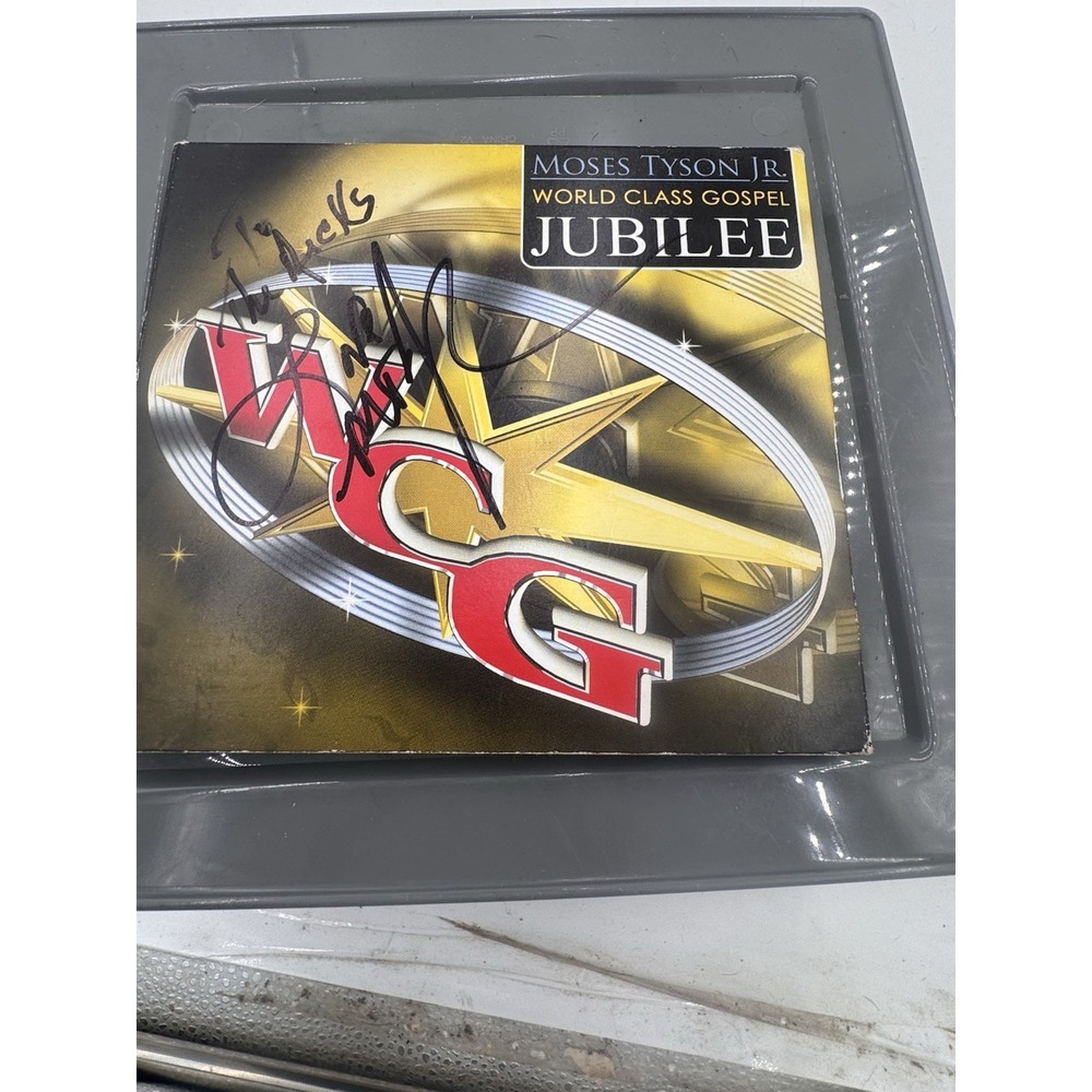 Moses Tyson Jr World Class Gospel Jubilee CD DVD Signed Autographed Christian